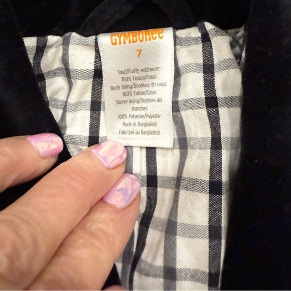 Gymboree Boys Black Velvet Blazer Jacket Size 7 - Picture 4 of 4